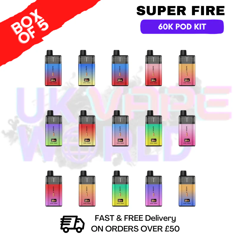 SuperFire 60K Ultra Fusion Box Of 5