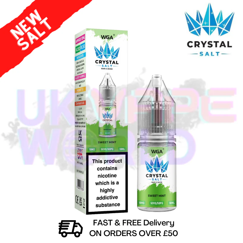Sweet Mint WGA Crystal Nic Salt | Nicotine Salts | Lowest Price