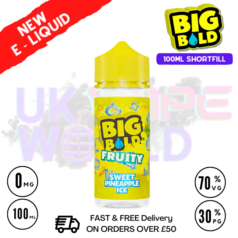Sweet Pineapple Big Bold Vape Juice 100ml
