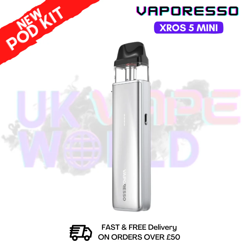 Titanium Silver Vaporesso Xros 5 Mini Pod Kit