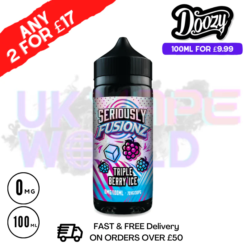 Triple Berry ICE Doozy eJuice Shortfill 100ML Eliquid