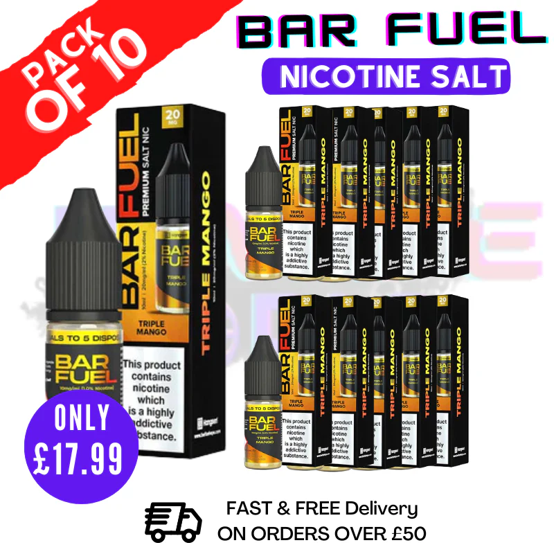 Triple Mango Bar Fuel Nic Salt BOX OF 10