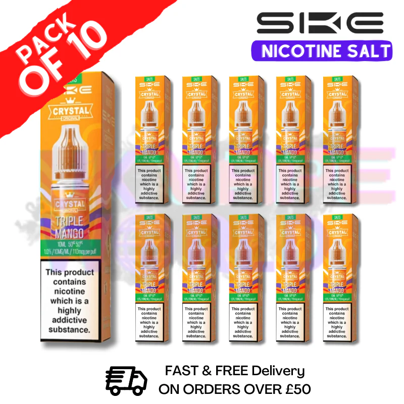 Triple Mango Crystal SKE Nic Salt Box / Pack Of 10