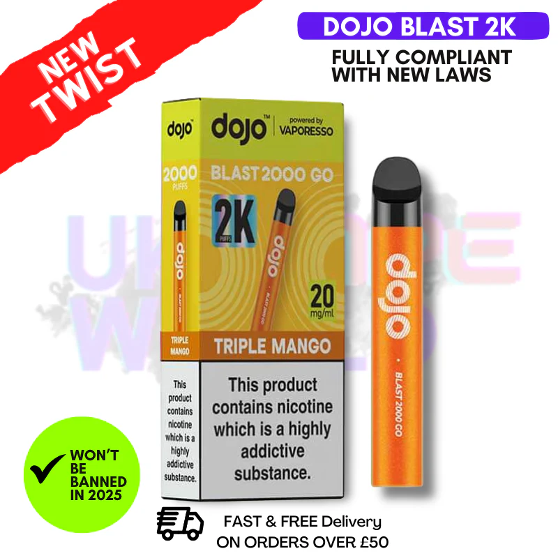 Triple Mango Dojo Blast 2000 2K Puff Kit