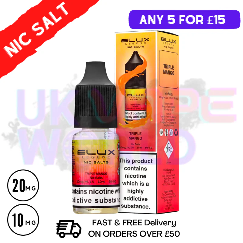 Triple Mango Elux Legend Nic Salt 10ML eLiquid