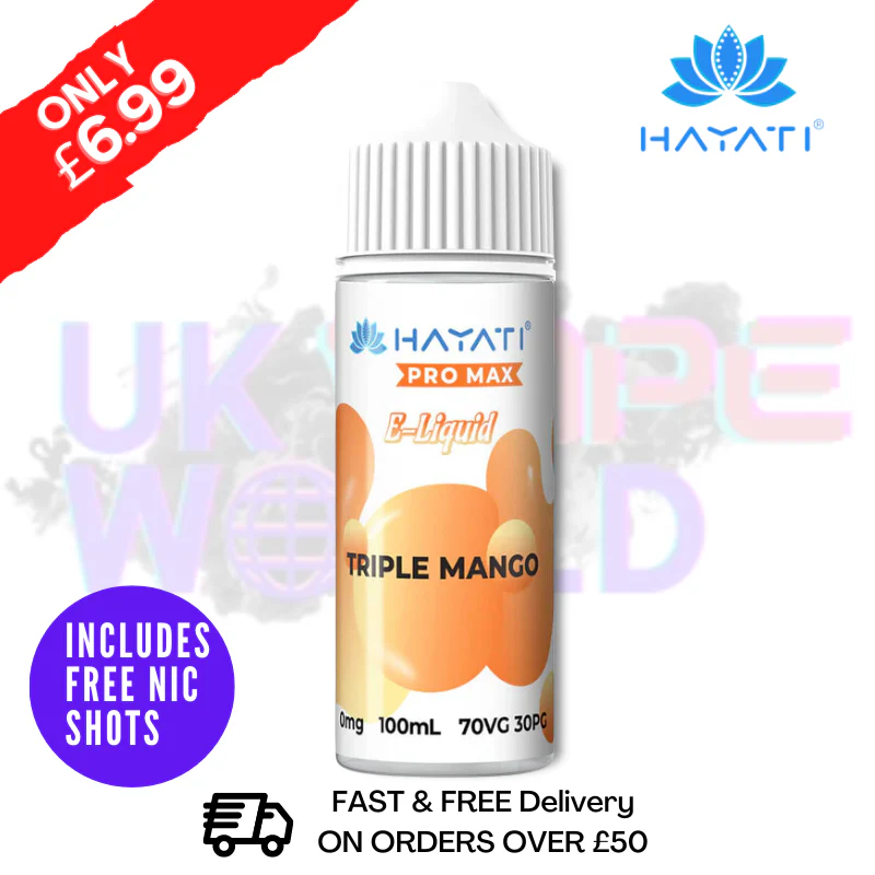 Triple Mango Hayati Pro Max Shortfill Juice 100ML Eliquid