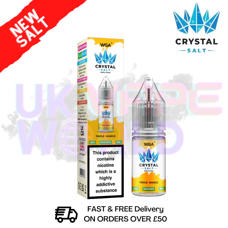 Triple Mango WGA Crystal Nic Salt | Nicotine Salts | Lowest Price