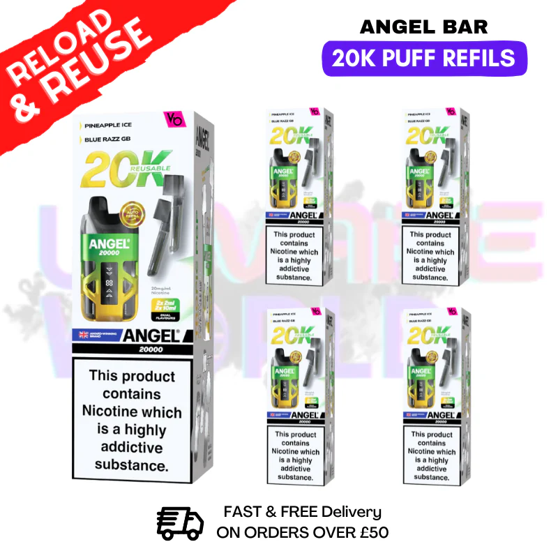 Tropic pop edition Angel Bar 20K REPLACEMENT PODS Box Of 5