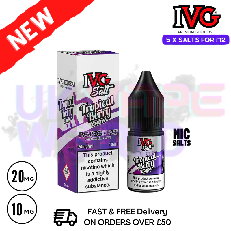 Tropical Berry IVG Salt 10ml Nic Eliquid