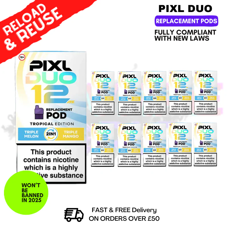 Tropical Edition Pixl Duo Replacement Pods - Box Of 10