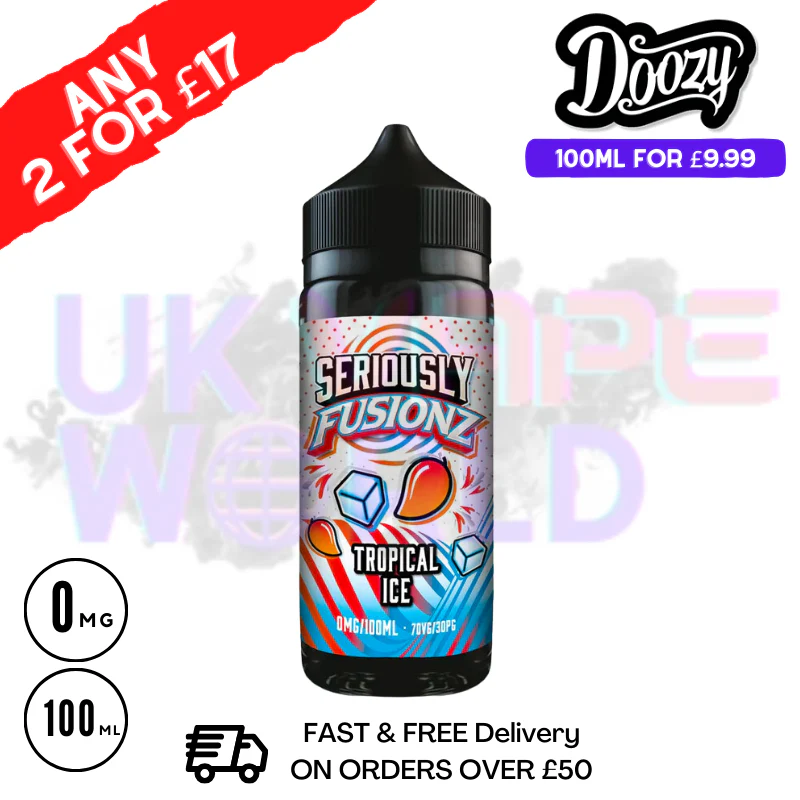Tropical ICE Doozy eJuice Shortfill 100ML Eliquid