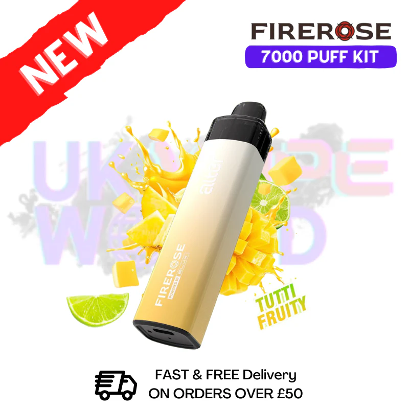 Tutti Fruity Elux Firerose 7K 7000 Puff Pod Kit