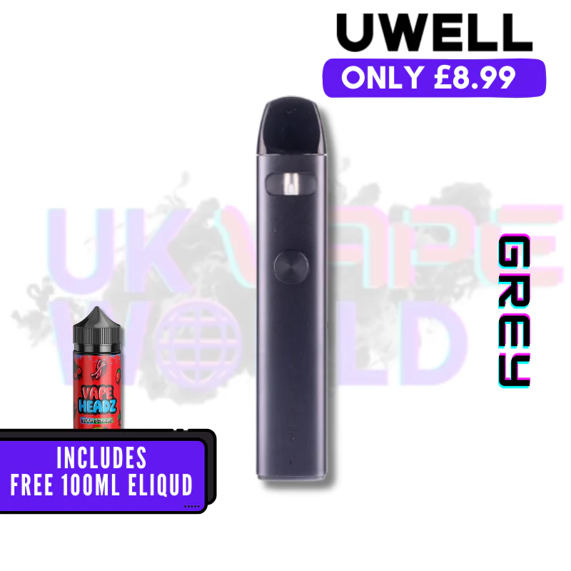 Uwell Caliburn A2 Pod Vape Kit + Free 100ML Eliquid - Image 5