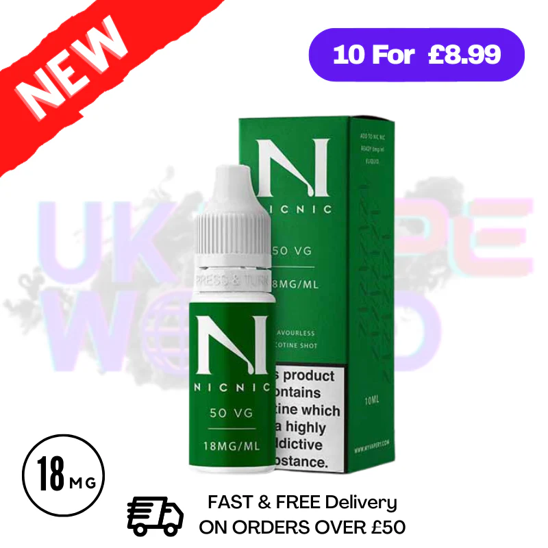 Nic Nic 50VG Nicotine Shot by NicNic