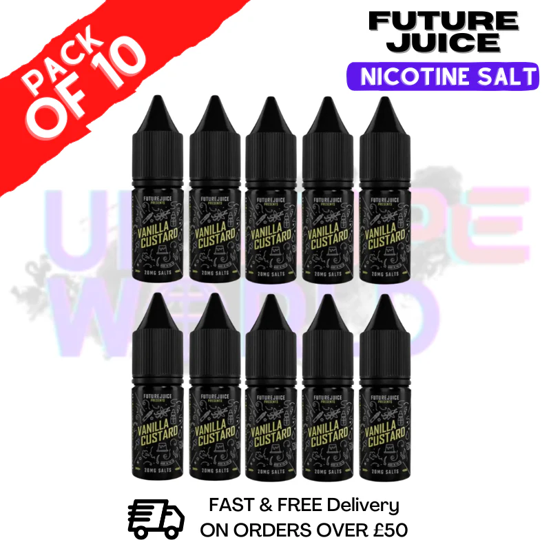 Vanilla Custard Future Juice Nic Salt Box Of 10