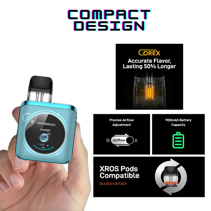 Vaporesso Xros Nano 4 Aquamarine Vape Kit - Image 2