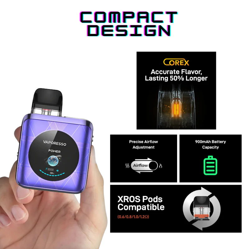 Vaporesso Xros Nano 4 Twilight Purple Vape Kit - Image 2
