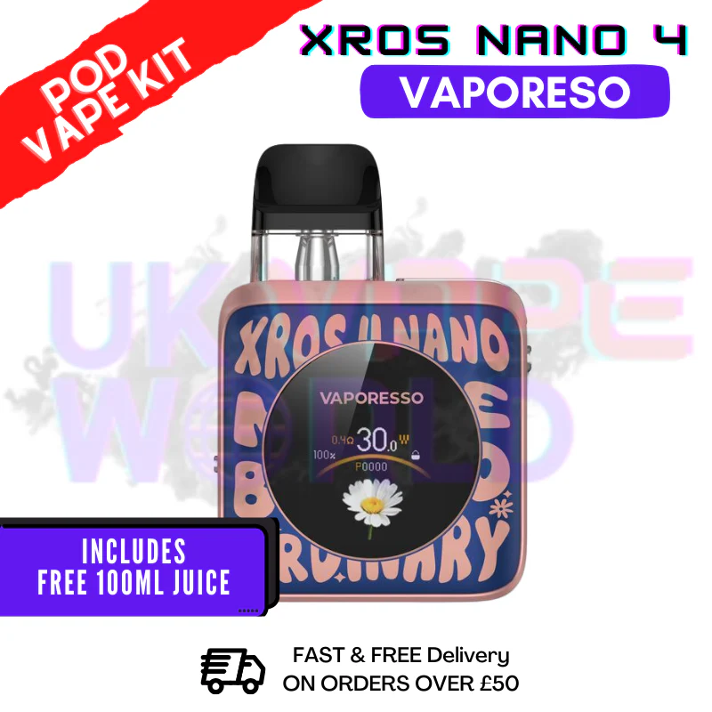 Vaporesso Xros Nano 4 Word-Pop Blue Vape Kit