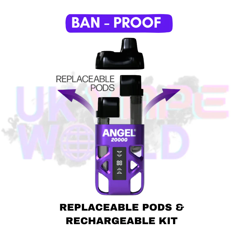 Violet Ediiton Angel Bar 20K Puff Twist Prefilled Pod Kit - Image 2