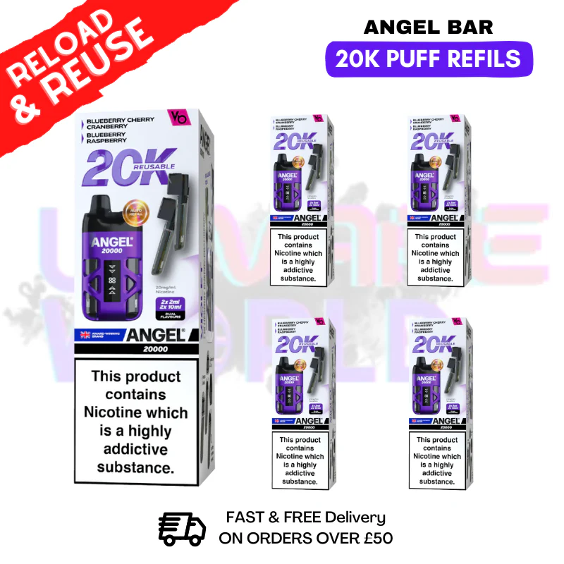 Violet edition Angel Bar 20K REPLACEMENT PODS Box Of 5