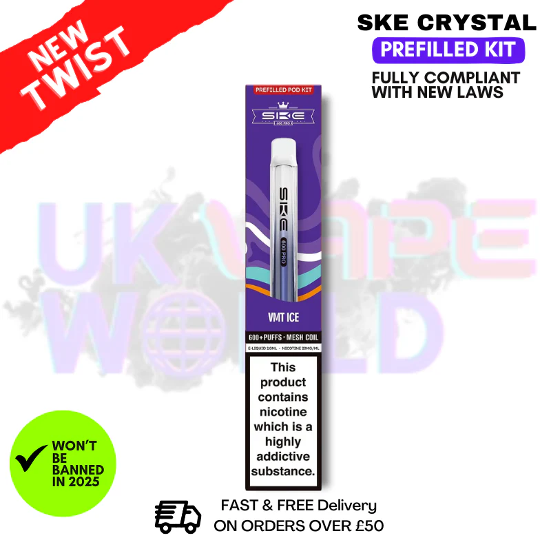 VMT ICE SKE CRYSTAL Bar Pro 600 Puff Prefilled Pod Kit