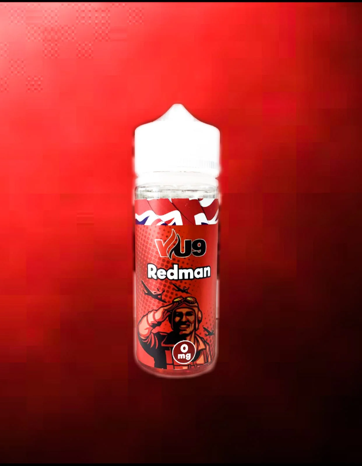 VU9 Redman 100ml Shortfil E-Liquid 70/30 VG/PG + two nicshots - Image 2