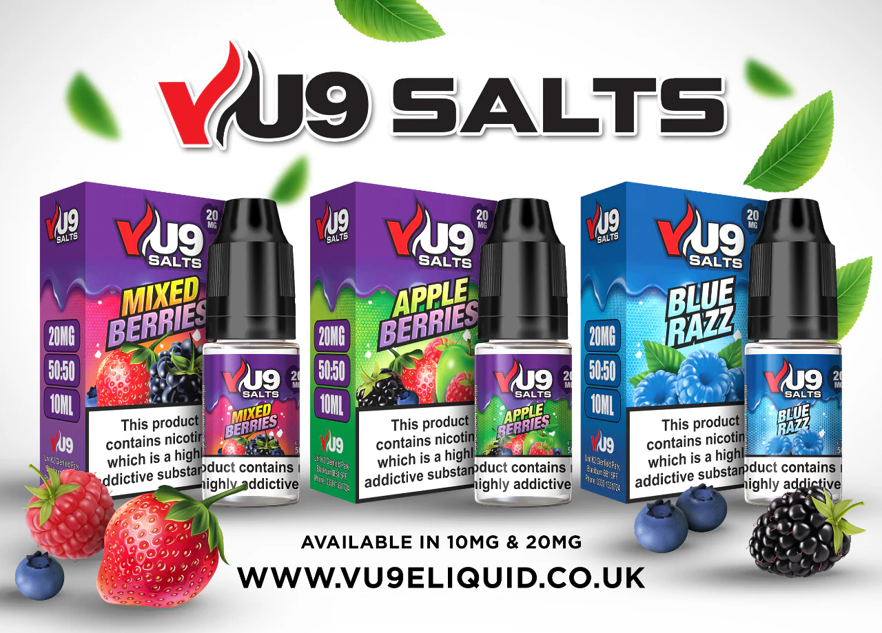 Vu9 Pod Salts 10ml 20mg Pack of 3