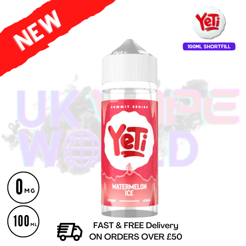 Wateremlon ICE Yeti Summit Shortfill Juice 100ML Eliquid