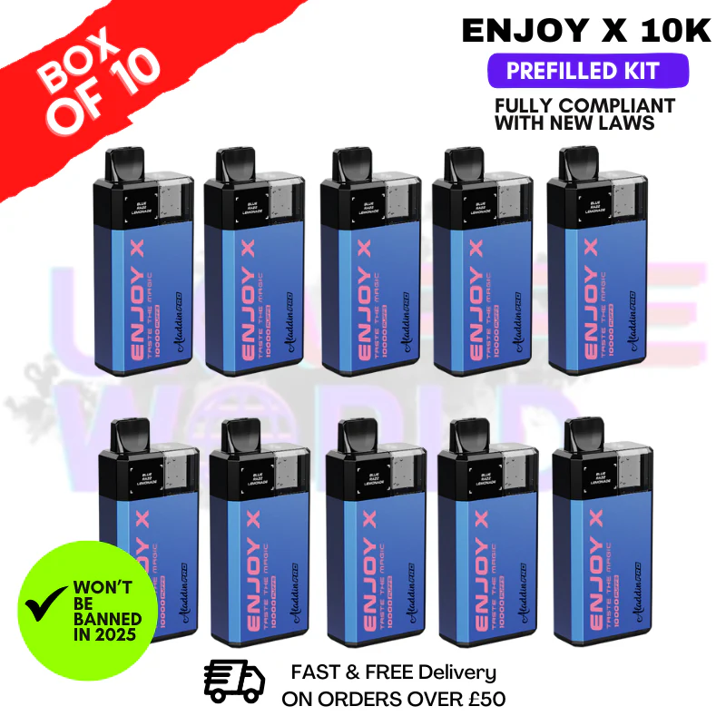 Watermelon ICE Enjox X 10K Puff Prefilled Pod Kits Box Of 10