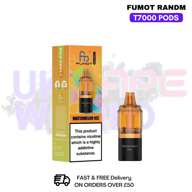 Watermelon ICE Fumot T7000 RandM 7K Replacement Pods