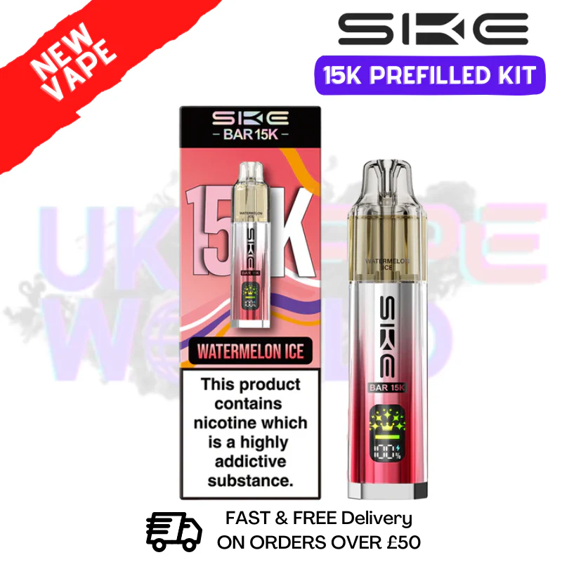 Watermelon Ice SKE 15K Puff Prefilled Pod Kit - £8.49