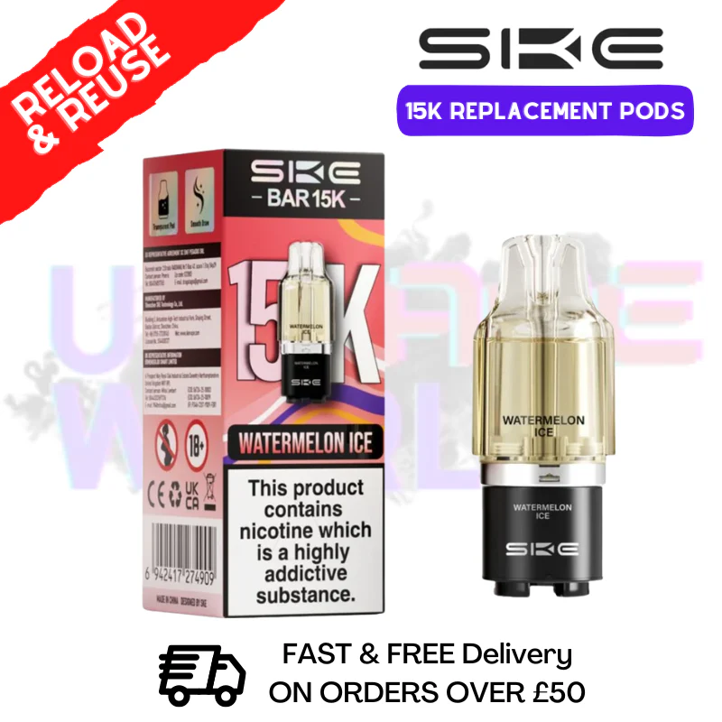 Watermelon Ice SKE 15K Replacement POD - £6.99