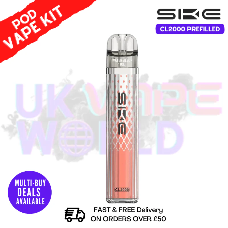 Watermelon ICE SKE CL2000 2K Puff Vape Pen Kit