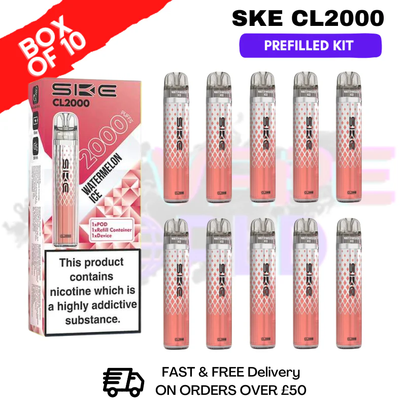 Watermelon ICE SKE CL2000 Kits Box Of 10 - £29.99
