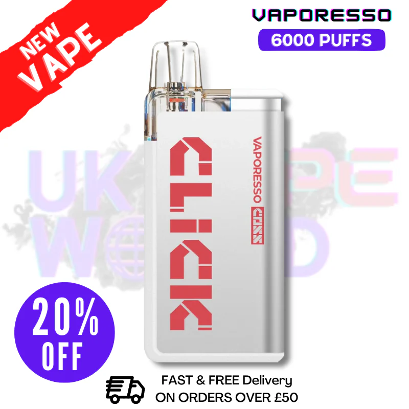 Watermelon Ice Vaporesso 6K Coss Click Disposable Kit - ONLY £8.99