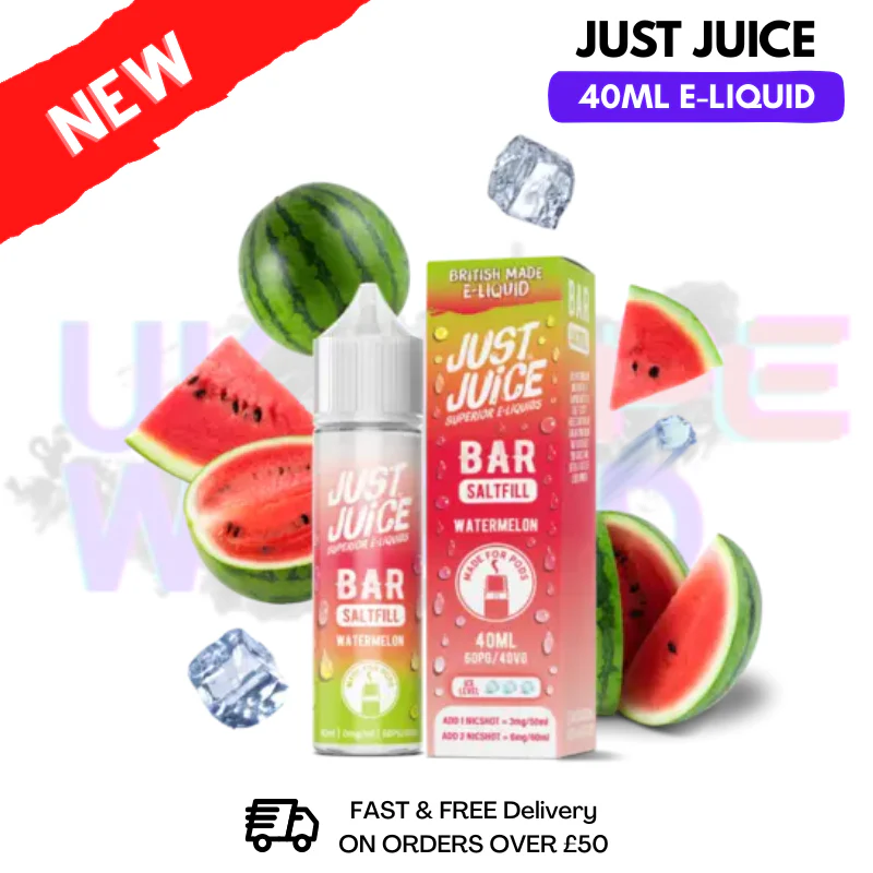 Watermelon Just Juice 40ml Saltfill E-Liquid