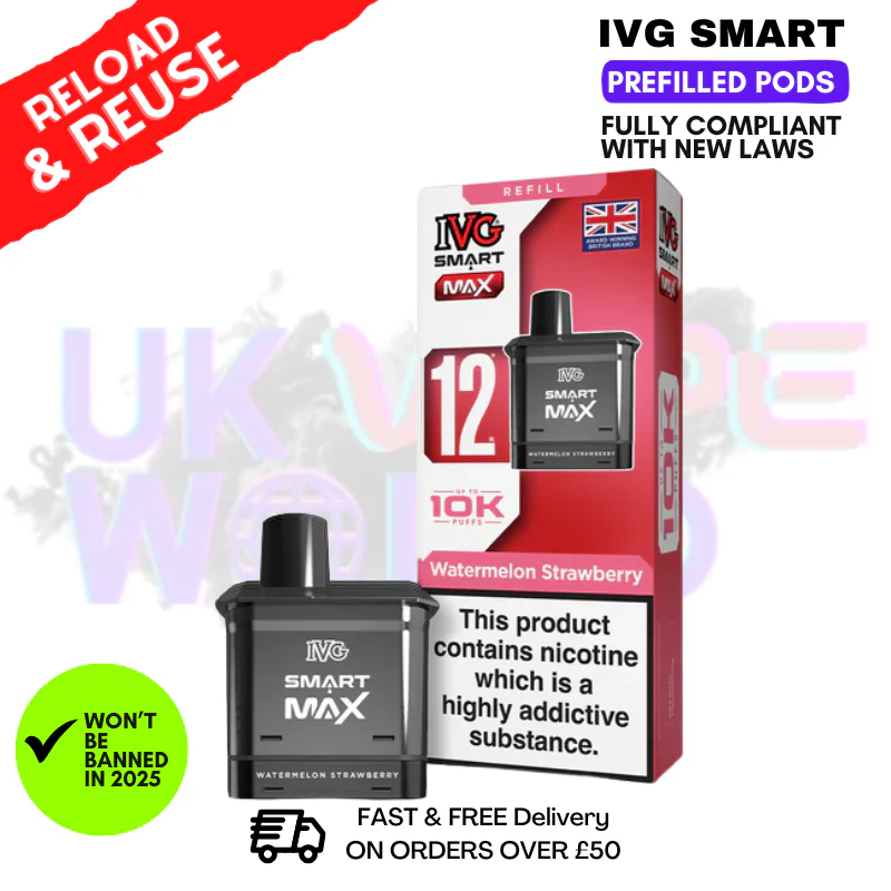 Watermelon Strawberry IVG Smart Max Replacement Pod