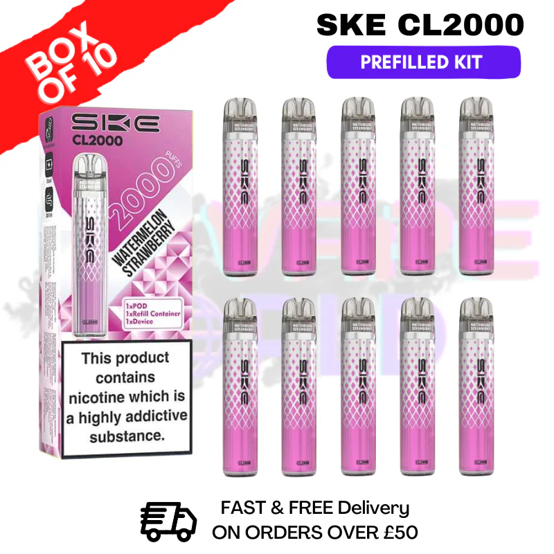 Watermelon Strawberry SKE CL2000 Kits Box Of 10 - £29.99