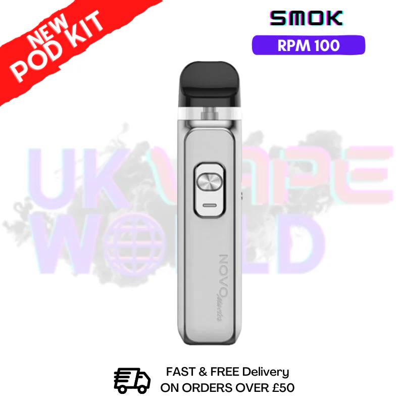 White Smok Novo Master 30K Pod Kit + Free Nic Salt (PRICE £12.99)