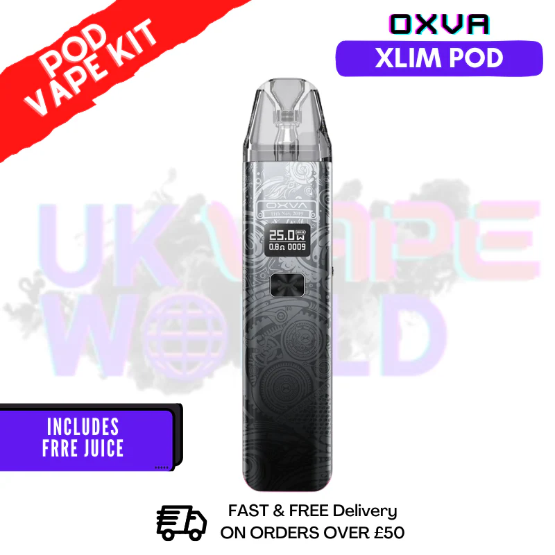 Night Oxva Xlim Pod Kit + Free 100ml Juice
