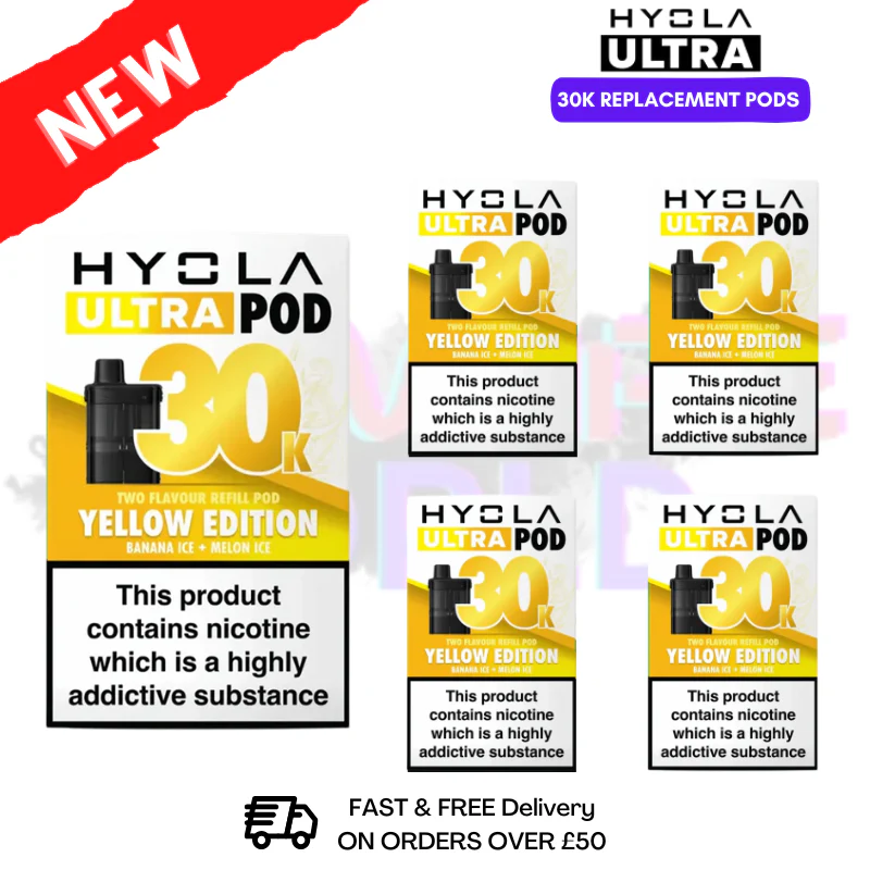 Yellow Edition Hyola 30K Replacement Pods Box Of 5