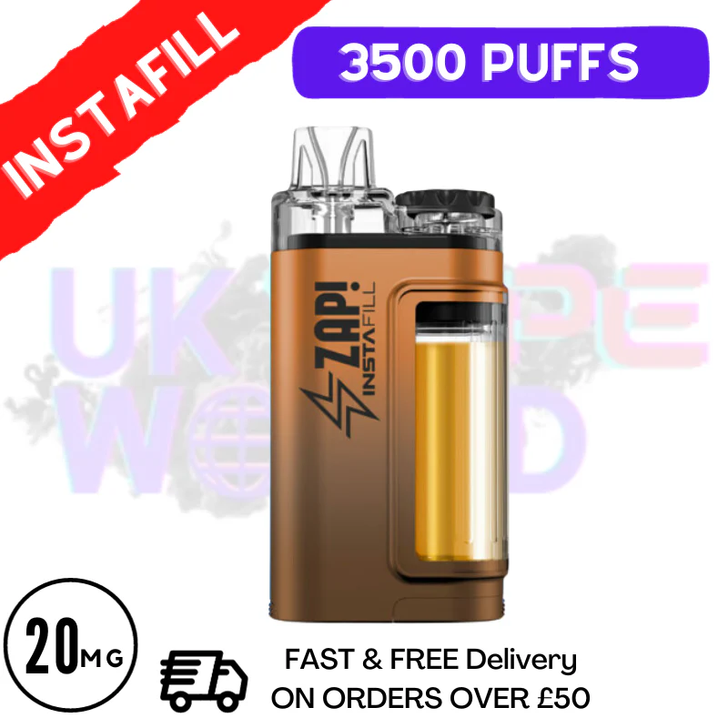 Zap Instafill Bar 3500 Puff Coffee Tobacco - Image 4